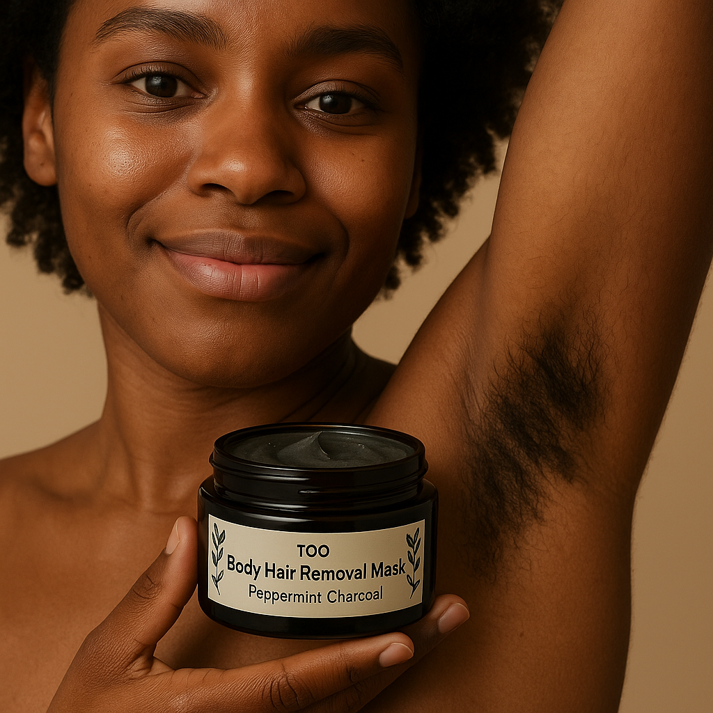 Peppermint and Charcoal Hair Removal Mask Kit